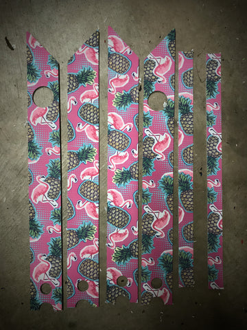 Retro Flamingo Rail Guards