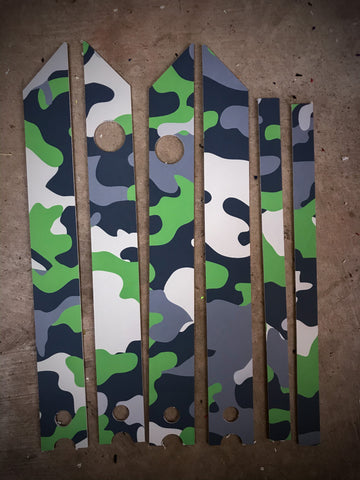 Green Camo Rail Guards
