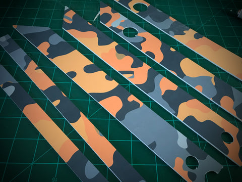 Orange Camo Rail Guards