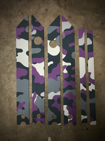 Purple Camo Rail Guards