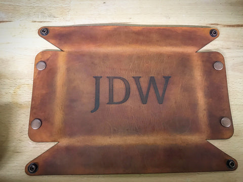 Valet Tray with Initals